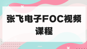 张飞电子FOC视频课程