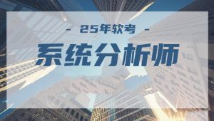 2025年5月文老师软考【系统分析师】