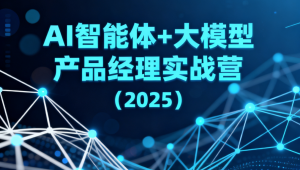 AI智能体+大模型产品经理实战营（2025）