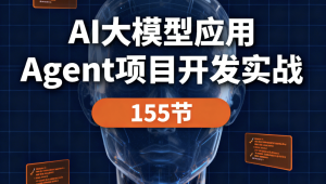 AI大模型应用 Agent项目开发实战 155节